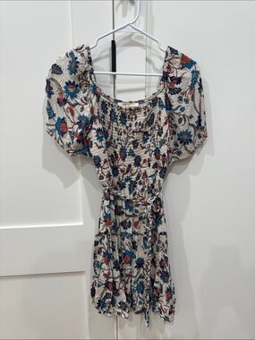 Nurture by Westbound Cream Smocked Dress